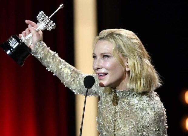 Cate Blanchett aposentadoria Cate Blanchett desistindo da atuação novos planos de vida Cate Blanchett entrevista Cate Blanchett Radio Times carreira de Cate Blanchett prêmios Cate Blanchett projetos futuros Cate Blanchett peça radiofônica Cate Blanchett atuação e aposentadoria de Cate Blanchett