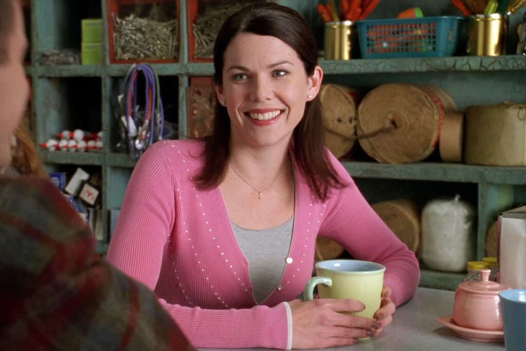 Lorelai Gilmore (protagonista da série de televisão Gilmore Girls, interpretada por Lauren Graham)